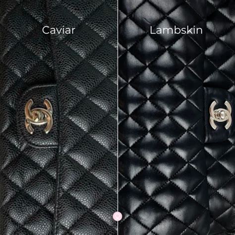 chanel bonded leather|chanel calfskin vs lambskin.